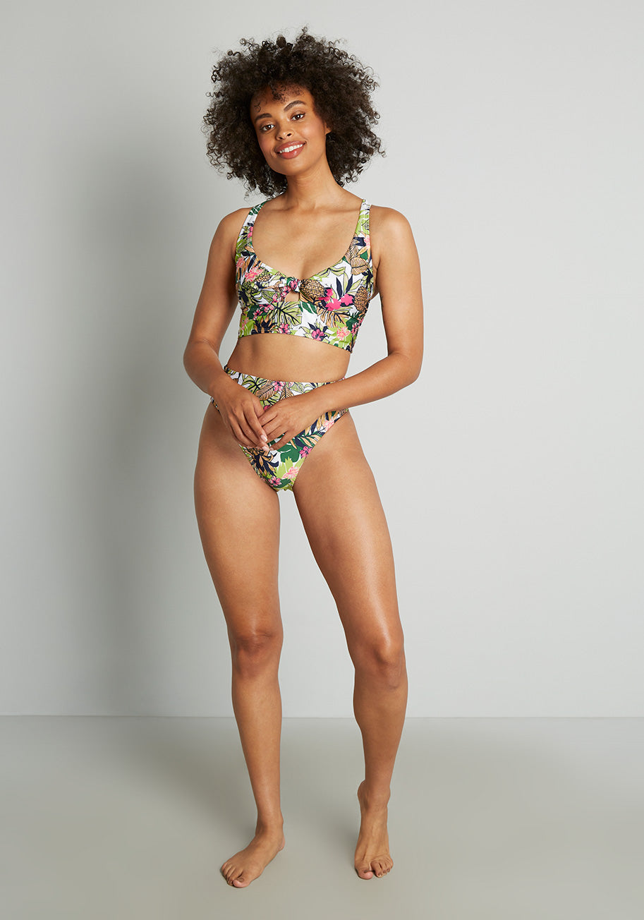 The Annika Crop Bikini Top