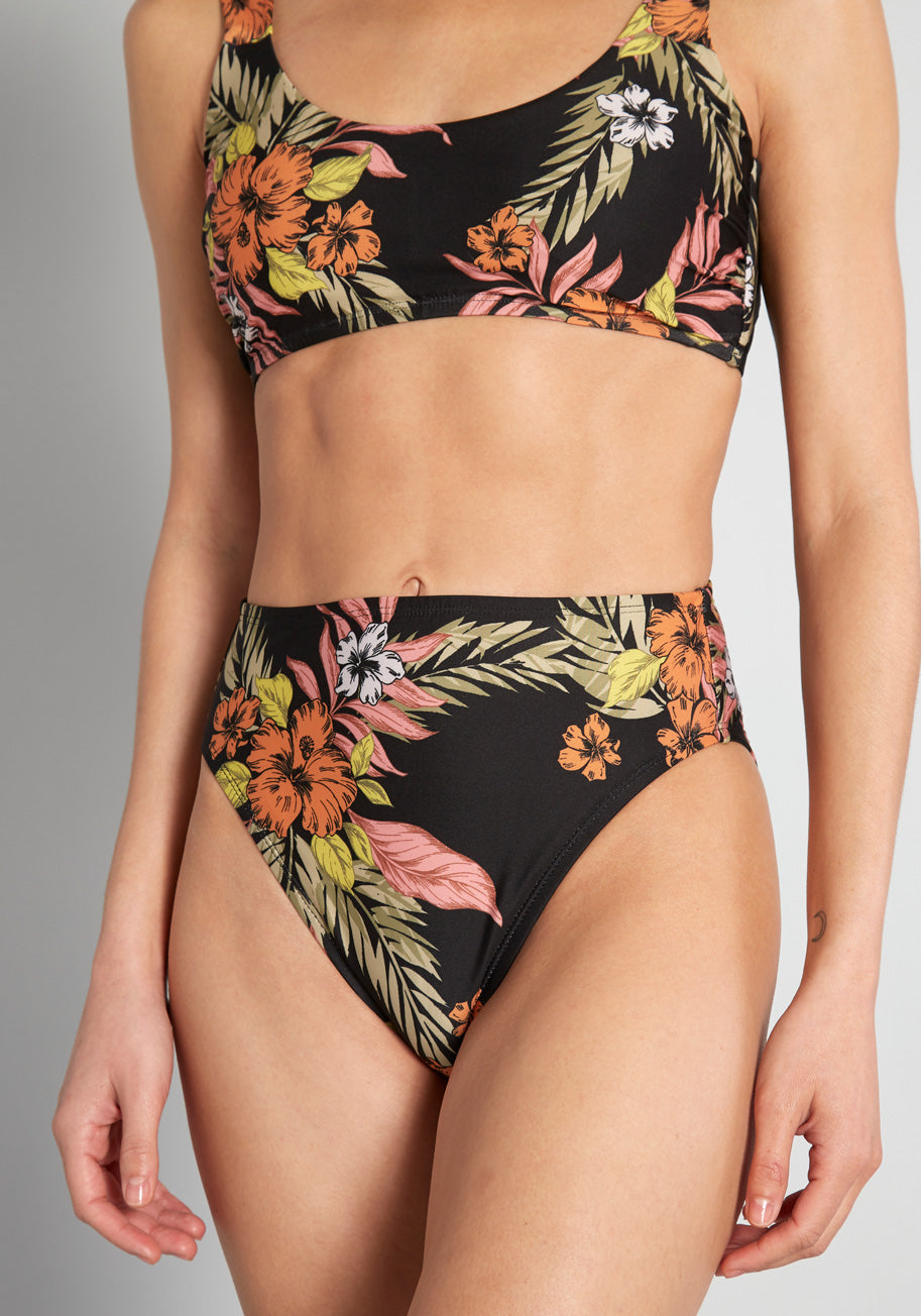 The Franky High-Waisted Bikini Bottom