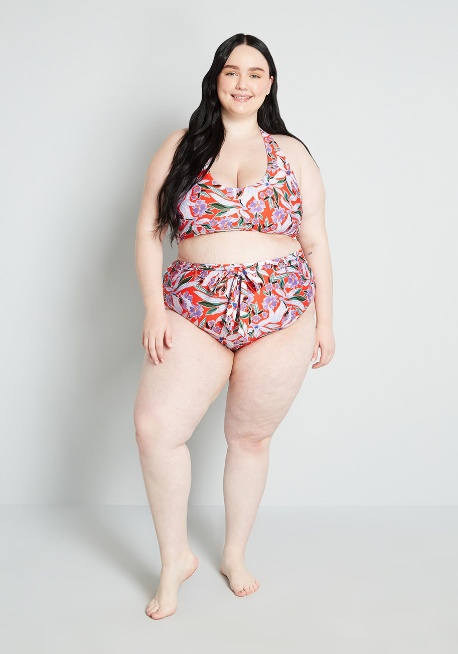 The JoJo High-Waisted Bikini Bottom