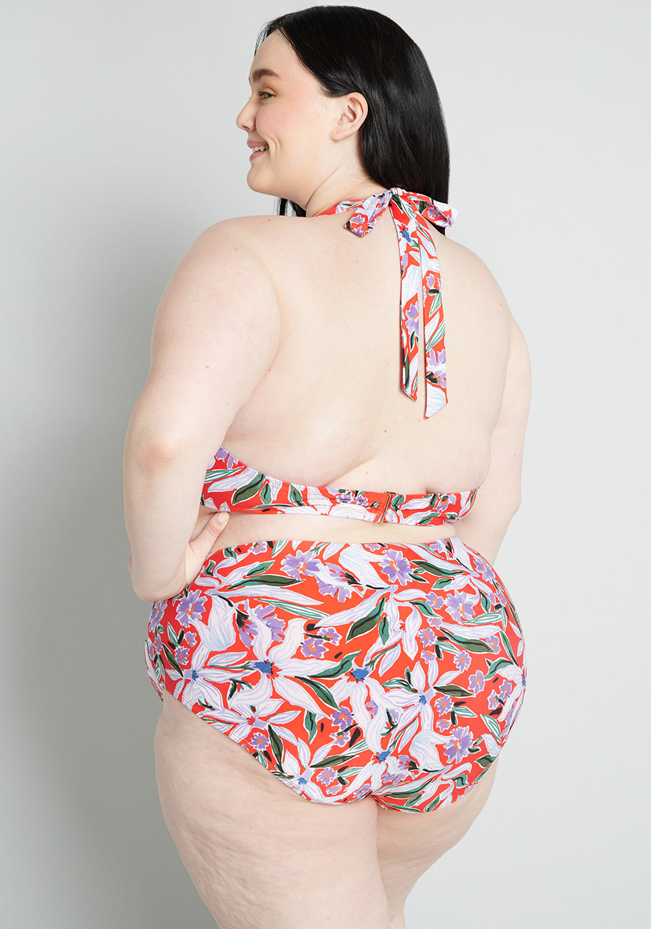 The JoJo High-Waisted Bikini Bottom
