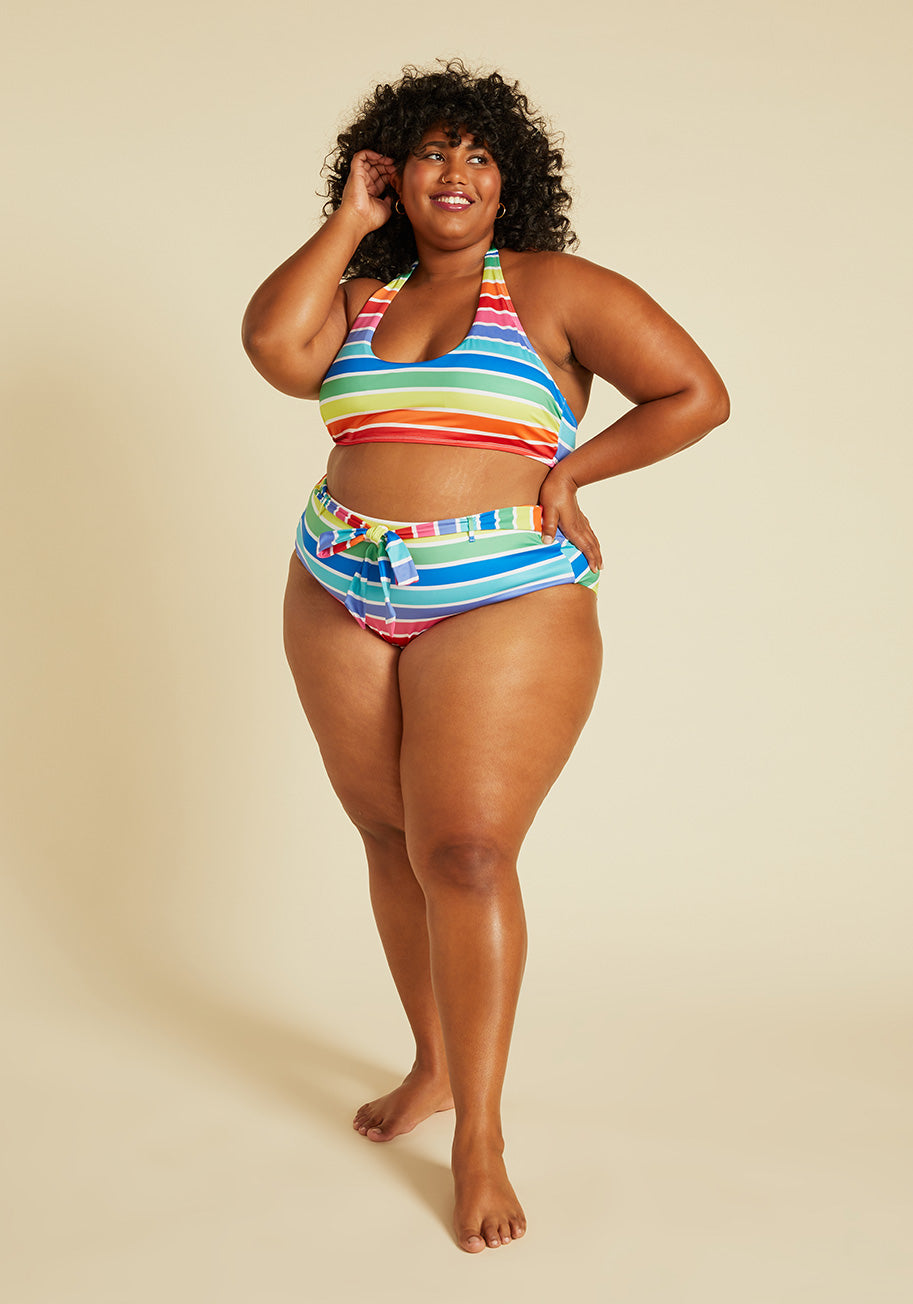 The JoJo High-Waisted Bikini Bottom