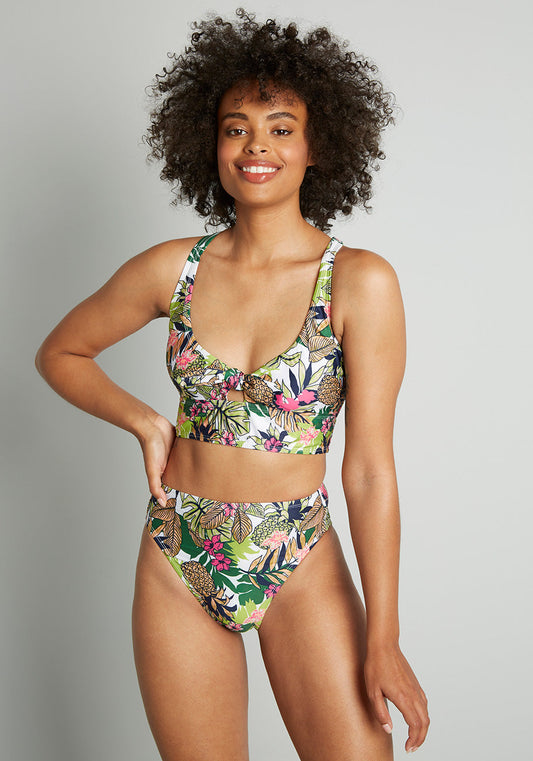 The Franky High-Waisted Bikini Bottom