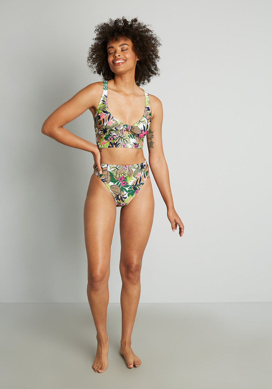 The Franky High-Waisted Bikini Bottom