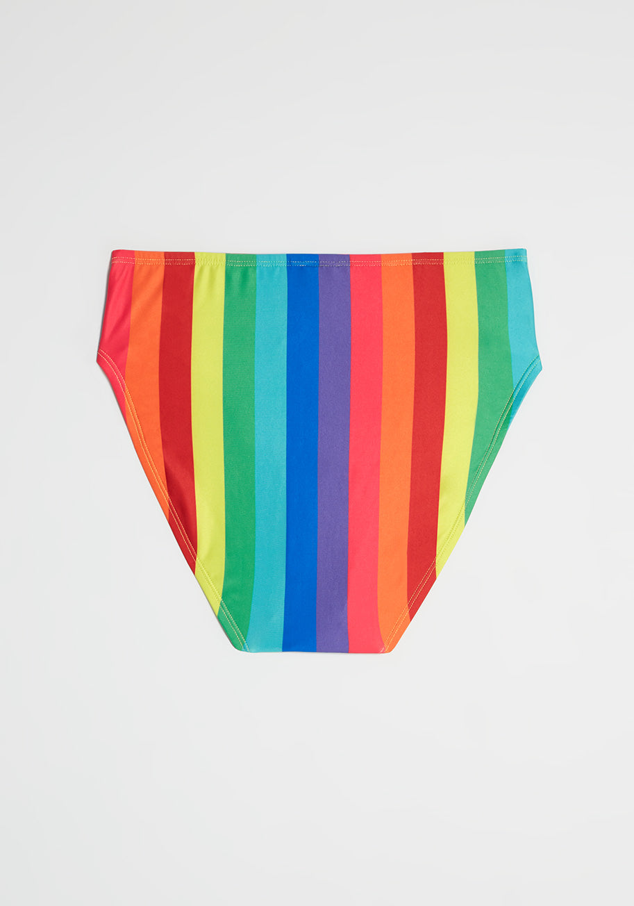 The Franky High-Waisted Bikini Bottom