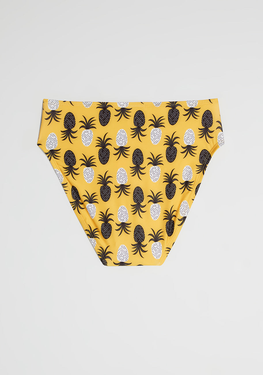 The Franky High-Waisted Bikini Bottom