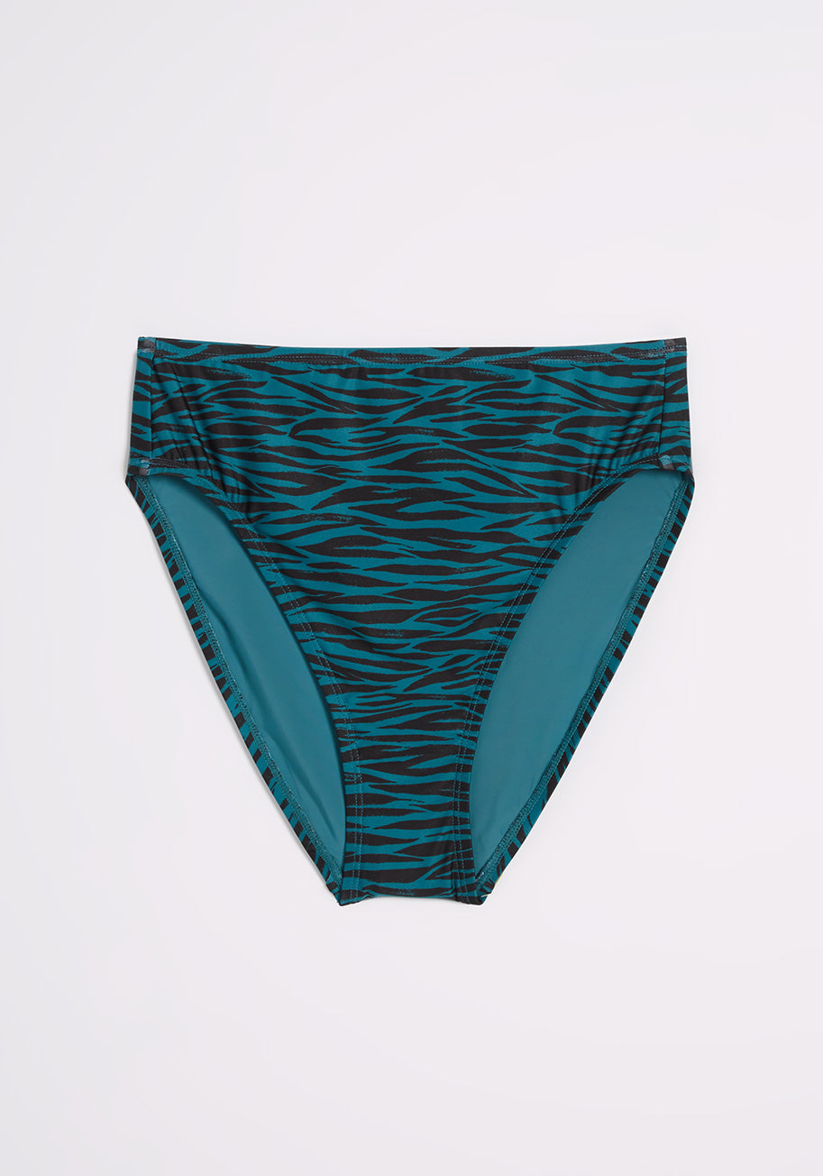The Franky High-Waisted Bikini Bottom