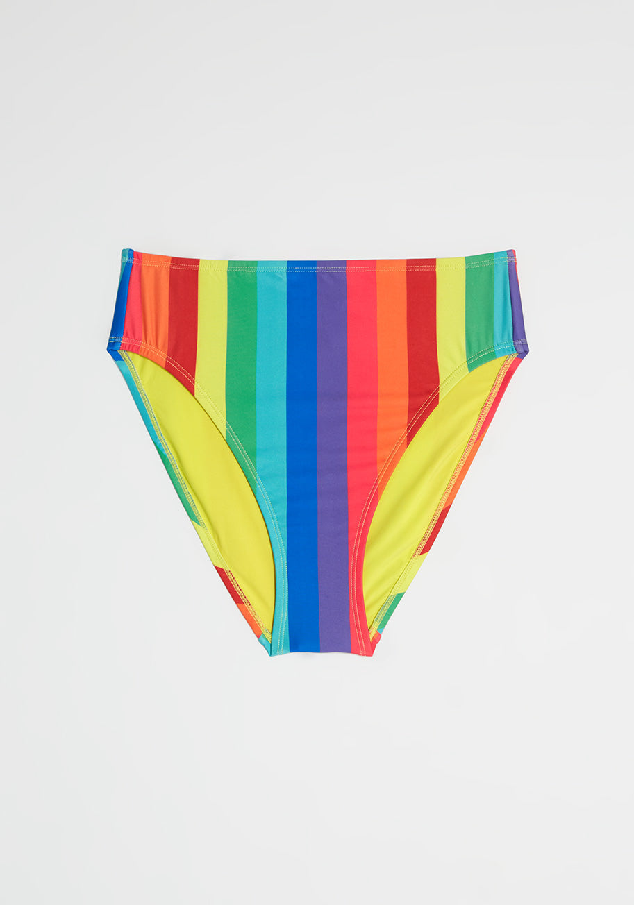 The Franky High-Waisted Bikini Bottom